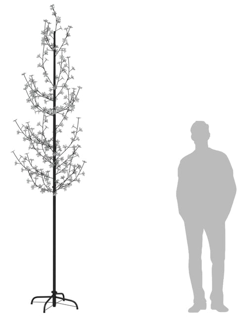 Încărcați imaginea în vizualizatorul Galerie, Copac cu flori de cireș cu LED, 368 LED-uri alb calde, 300 cm Lando - Lando
