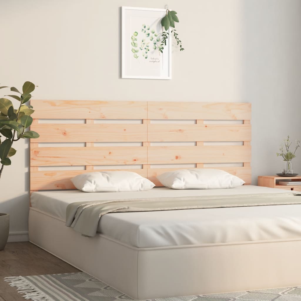 Tăblie de pat, 120x3x80 cm, lemn masiv de pin - Lando