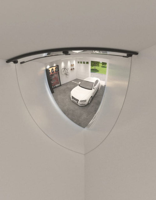 Încărcați imaginea în vizualizatorul Galerie, Oglinzi de trafic sfert de cupolă, 2 buc., Ø80 cm, acril Lando - Lando
