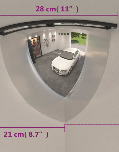 Загрузите изображение в средство просмотра галереи, Oglinzi de trafic sfert de cupolă, 2 buc., Ø40 cm, acril Lando - Lando
