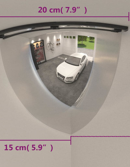 Încărcați imaginea în vizualizatorul Galerie, Oglinzi de trafic sfert de cupolă, 2 buc., Ø30 cm, acril Lando - Lando
