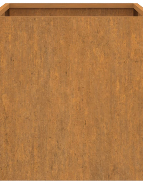 Încărcați imaginea în vizualizatorul Galerie, Jardinieră, 62x30x29 cm, oțel corten Lando - Lando
