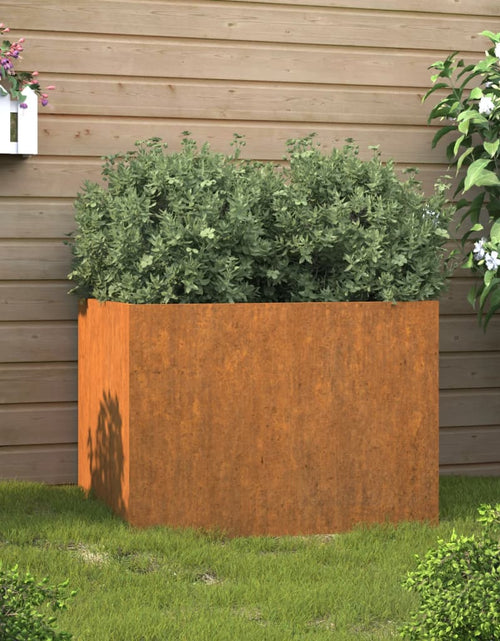 Загрузите изображение в средство просмотра галереи, Jardinieră, 62x47x46 cm, oțel corten Lando - Lando
