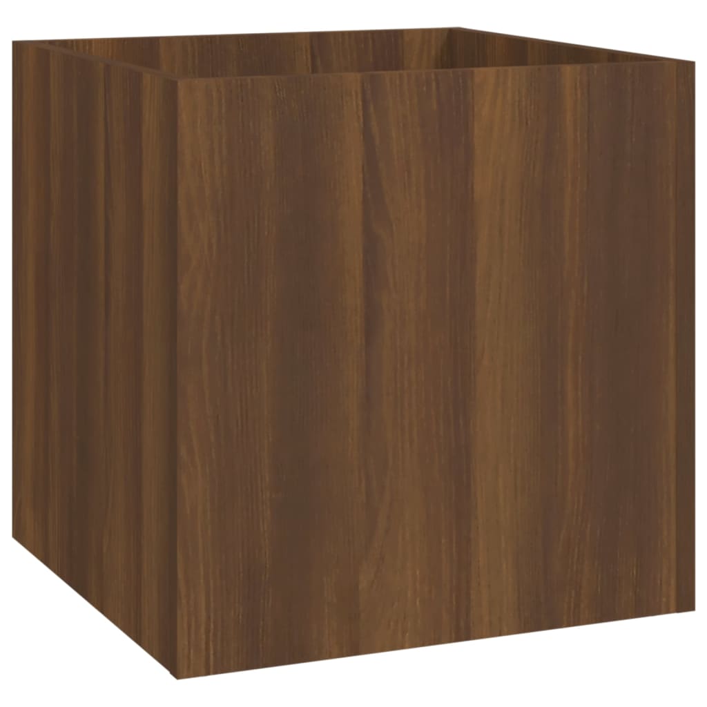 Set de mobilier pentru hol, stejar maro, lemn prelucrat - Lando
