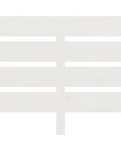Încărcați imaginea în vizualizatorul Galerie, Cadru de pat mic Single 2FT6, alb, 75x190 cm, lemn masiv de pin - Lando

