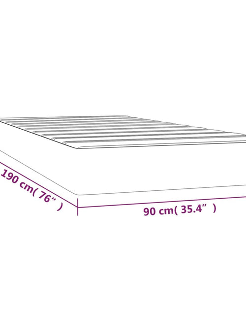 Загрузите изображение в средство просмотра галереи, Saltea de pat cu arcuri, crem, 90x190x20 cm, textil - Lando
