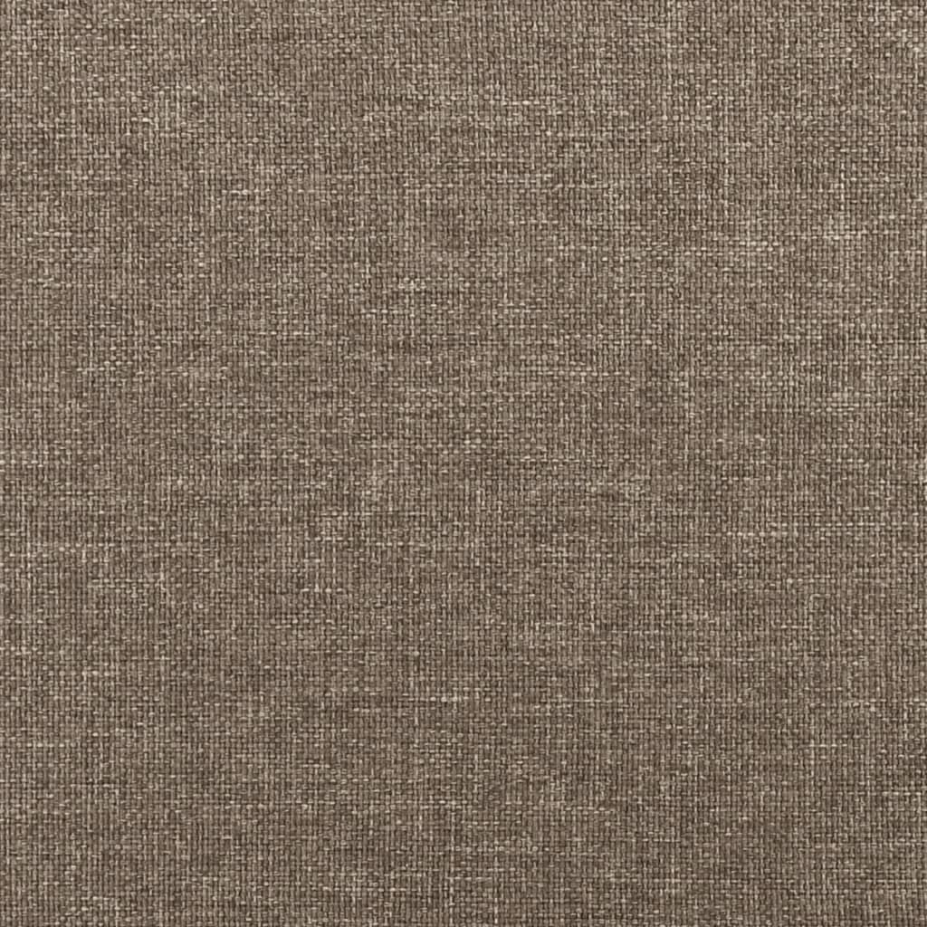 Saltea de pat cu arcuri, gri taupe, 90x200x20 cm, textil - Lando