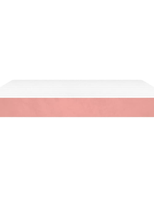 Încărcați imaginea în vizualizatorul Galerie, Saltea de pat cu arcuri, roz, 160x200x20 cm, catifea - Lando
