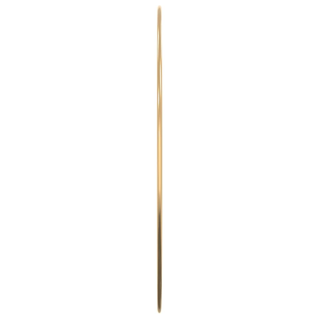 Oglindă de perete rotundă, auriu, Ø 50 cm - Lando