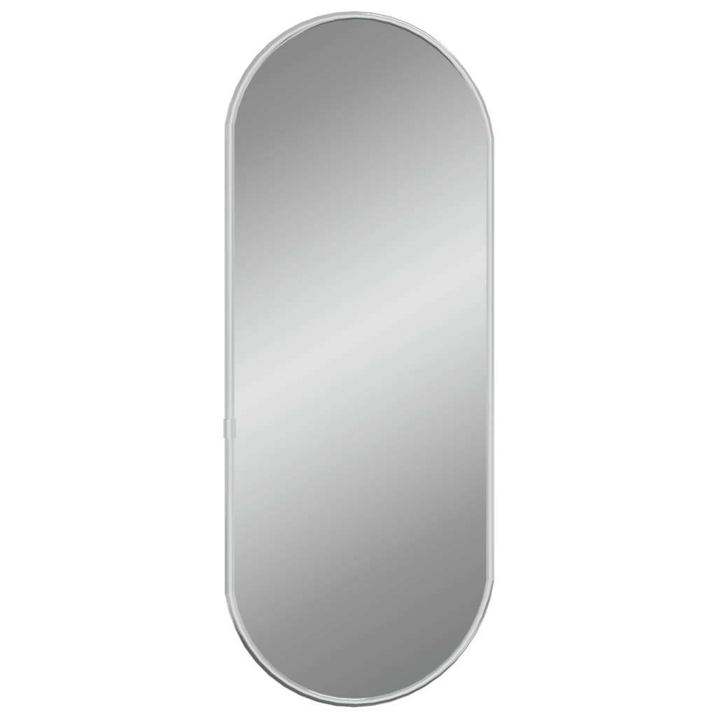 Oglindă de perete, argintiu, 50x20 cm, ovală - Lando
