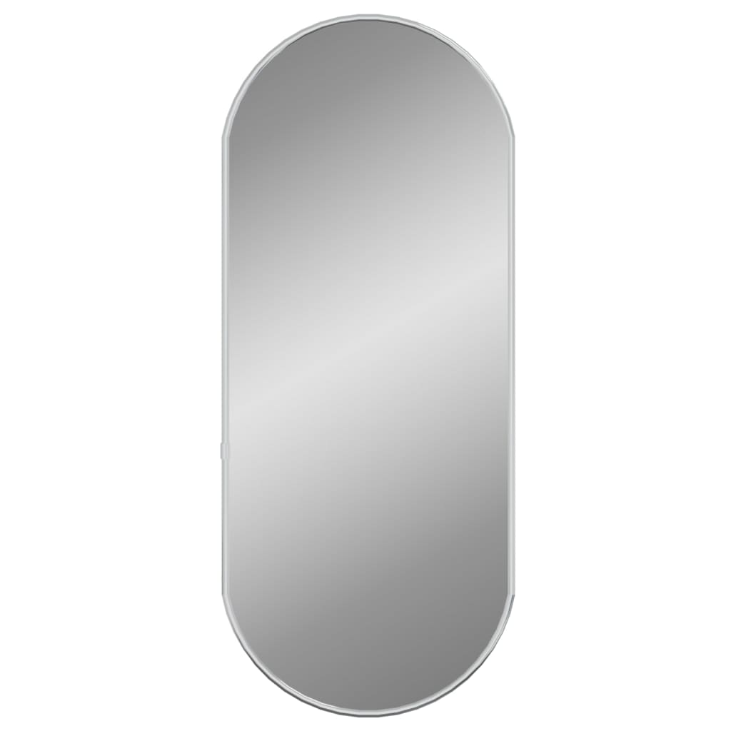 Oglindă de perete, argintiu, 60x25 cm, ovală - Lando