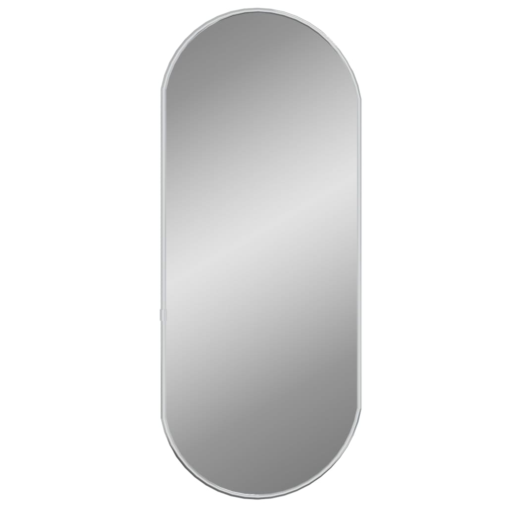 Oglindă de perete, argintiu, 60x25 cm, ovală - Lando