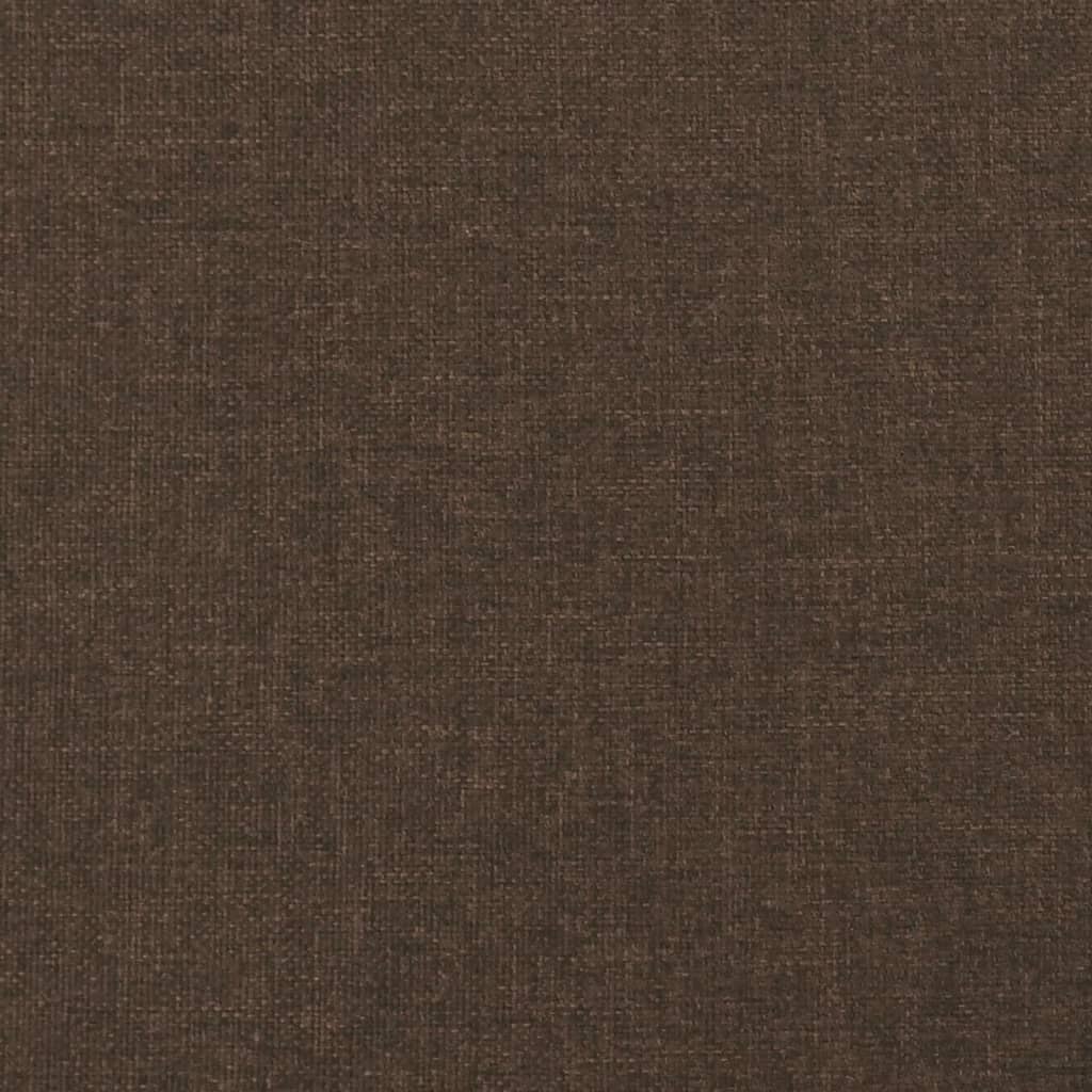 Cadru de pat, maro închis, 80x200 cm, material textil - Lando