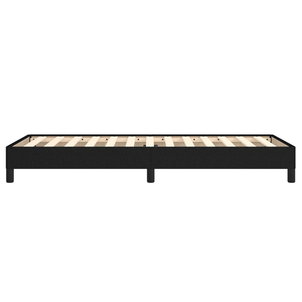 Cadru de pat, negru, 90 x 200 cm, material textil - Lando