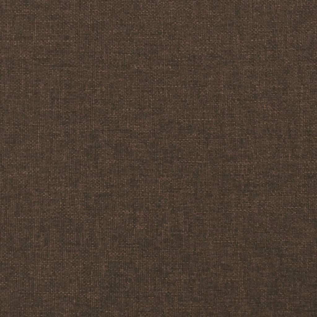 Cadru de pat, maro închis, 90 x 200 cm, material textil - Lando