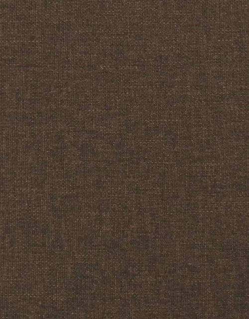 Загрузите изображение в средство просмотра галереи, Cadru de pat, maro închis, 180 x 200 cm, material textil - Lando
