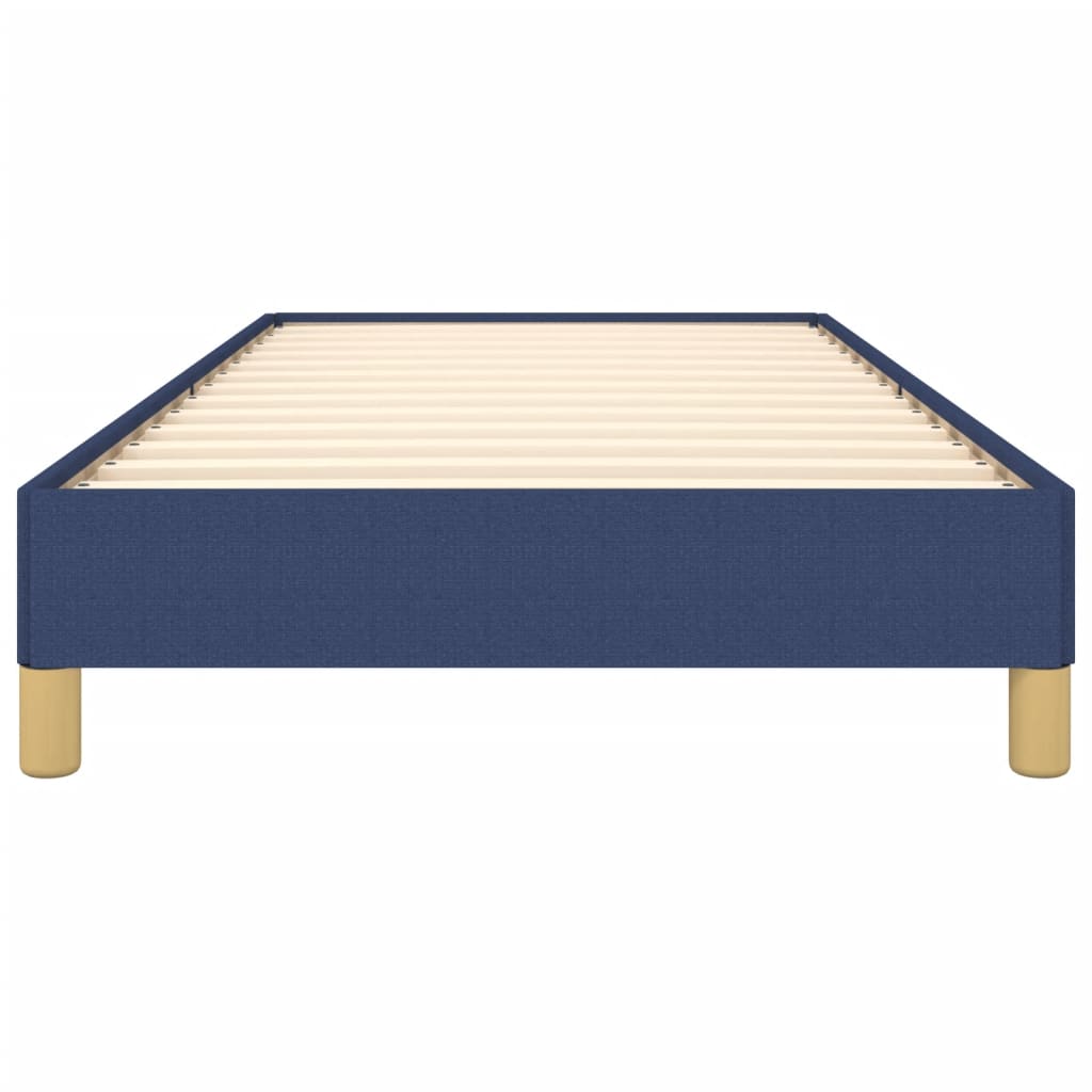 Cadru de pat, albastru, 80x200 cm, material textil - Lando