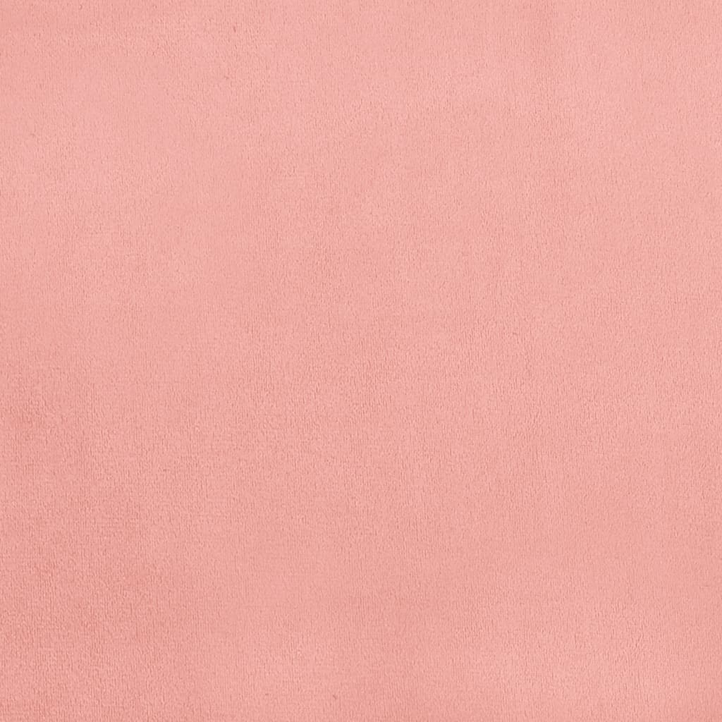 Cadru de pat, roz, 80x200 cm, catifea - Lando