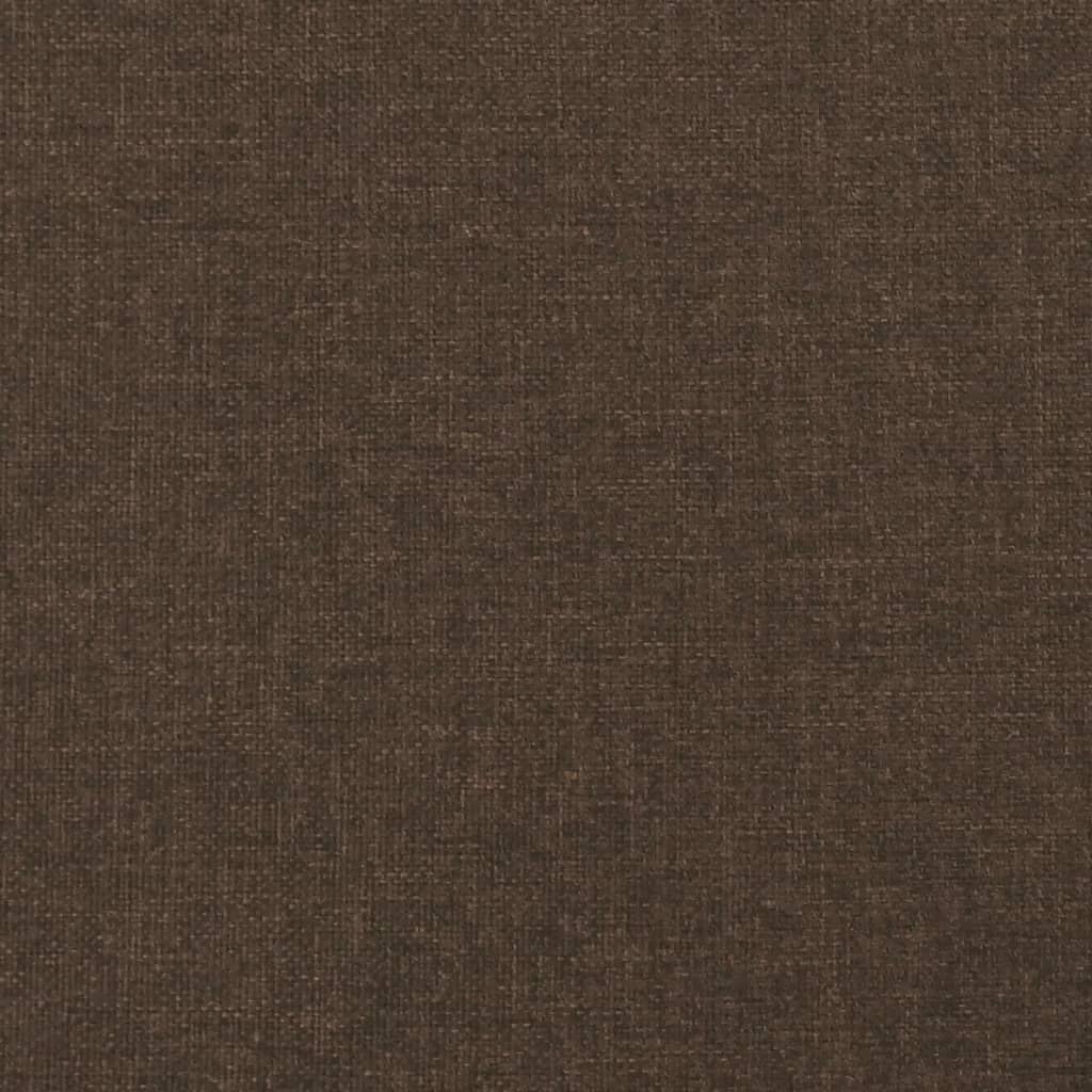 Cadru de pat, maro închis, 120x200 cm, material textil - Lando