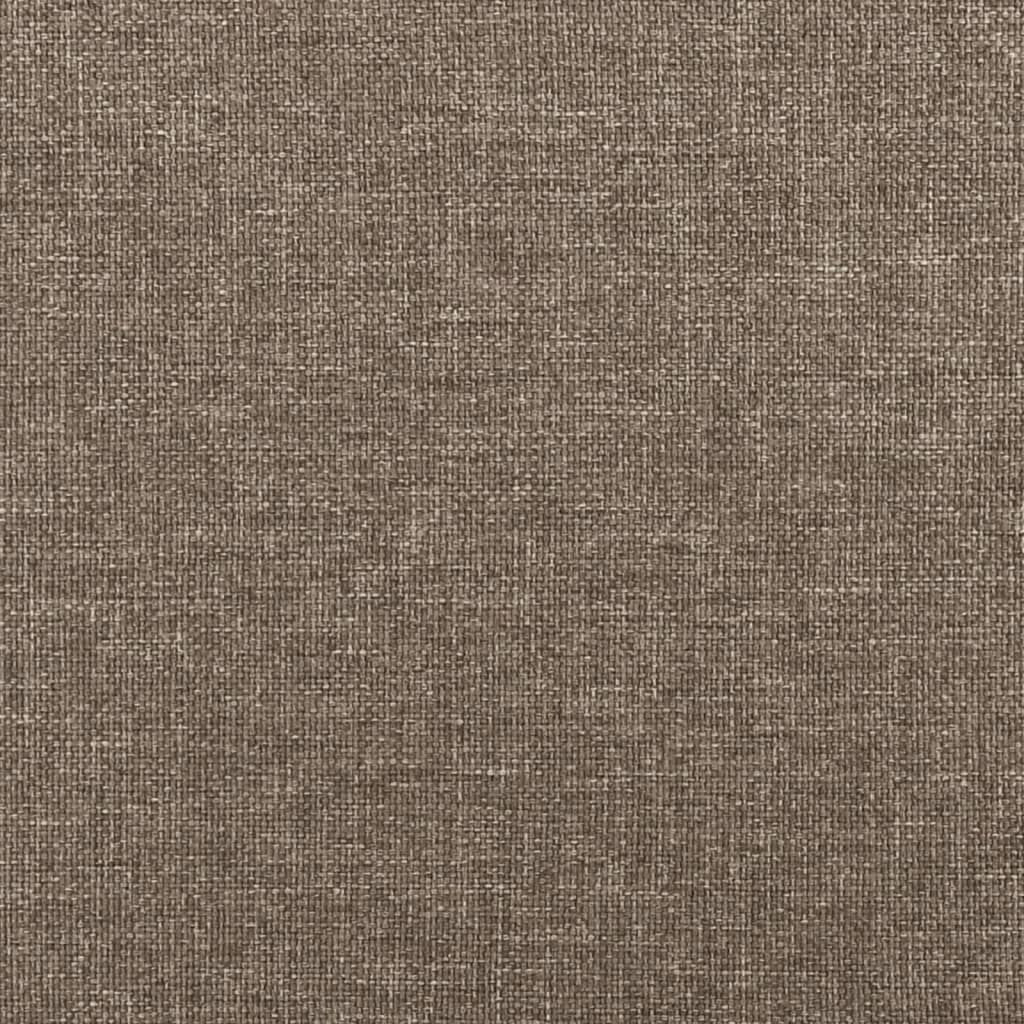 Cadru de pat, gri taupe, 120 x 200 cm, material textil - Lando