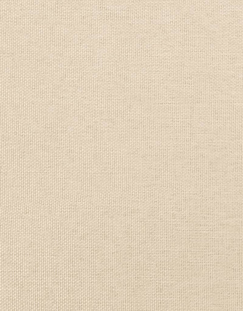 Încărcați imaginea în vizualizatorul Galerie, Cadru de pat, crem, 160 x 200 cm, material textil - Lando
