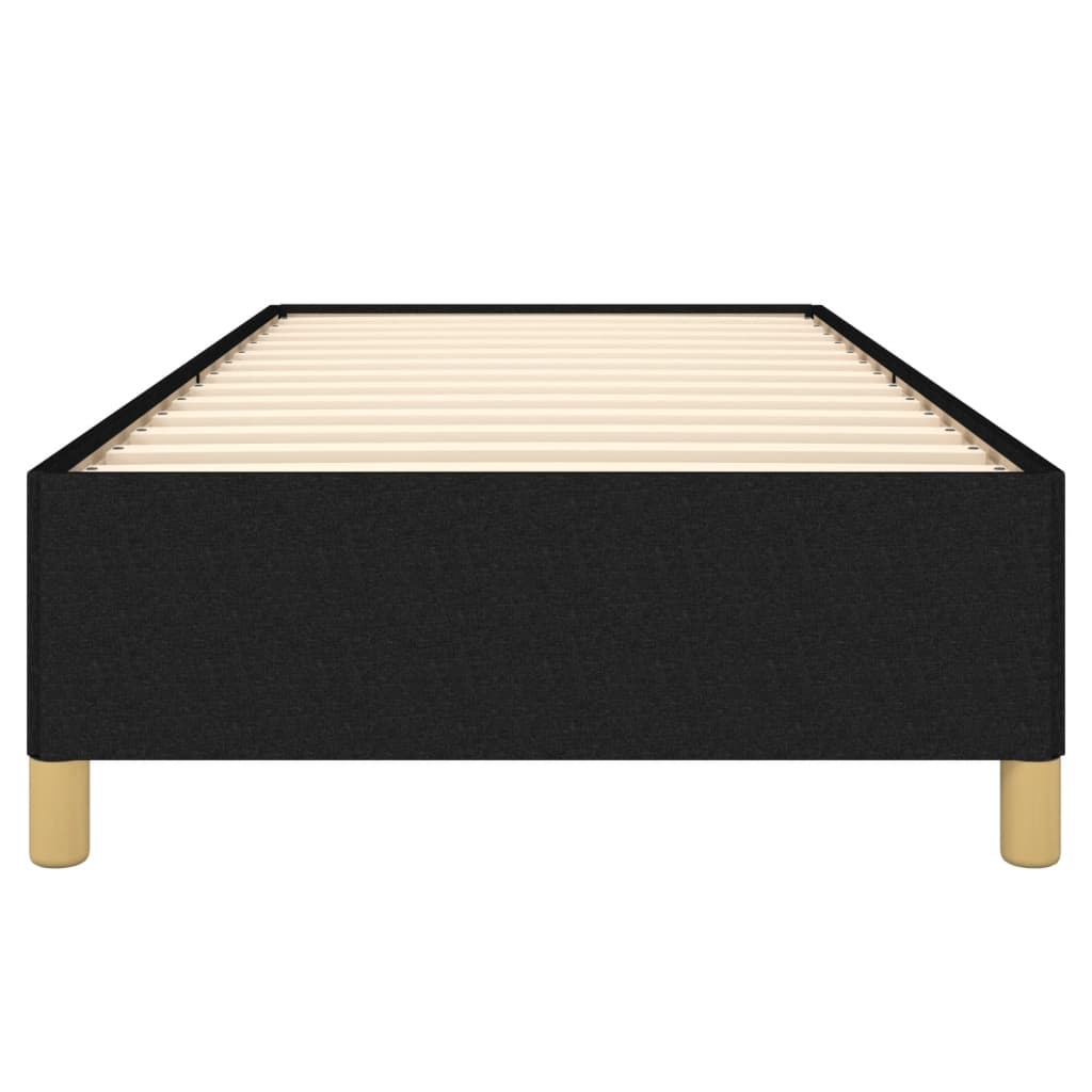 Cadru de pat, negru, 80x200 cm, material textil - Lando