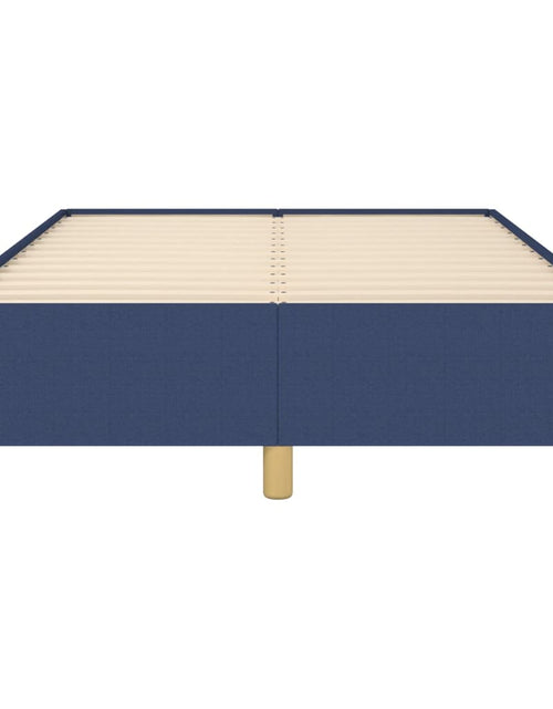 Încărcați imaginea în vizualizatorul Galerie, Cadru de pat, albastru, 120 x 200 cm, material textil - Lando
