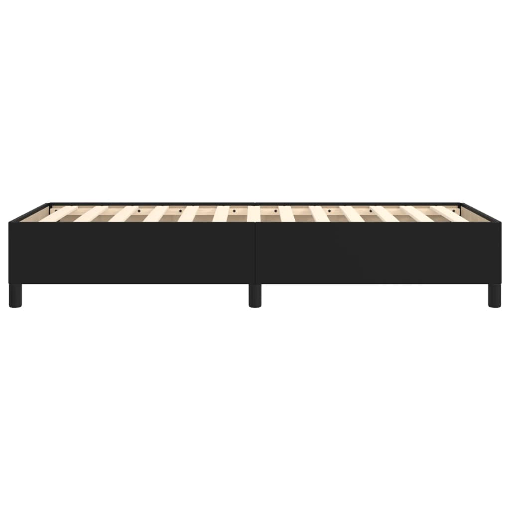 Cadru de pat, negru, 80x200 cm, piele ecologică - Lando