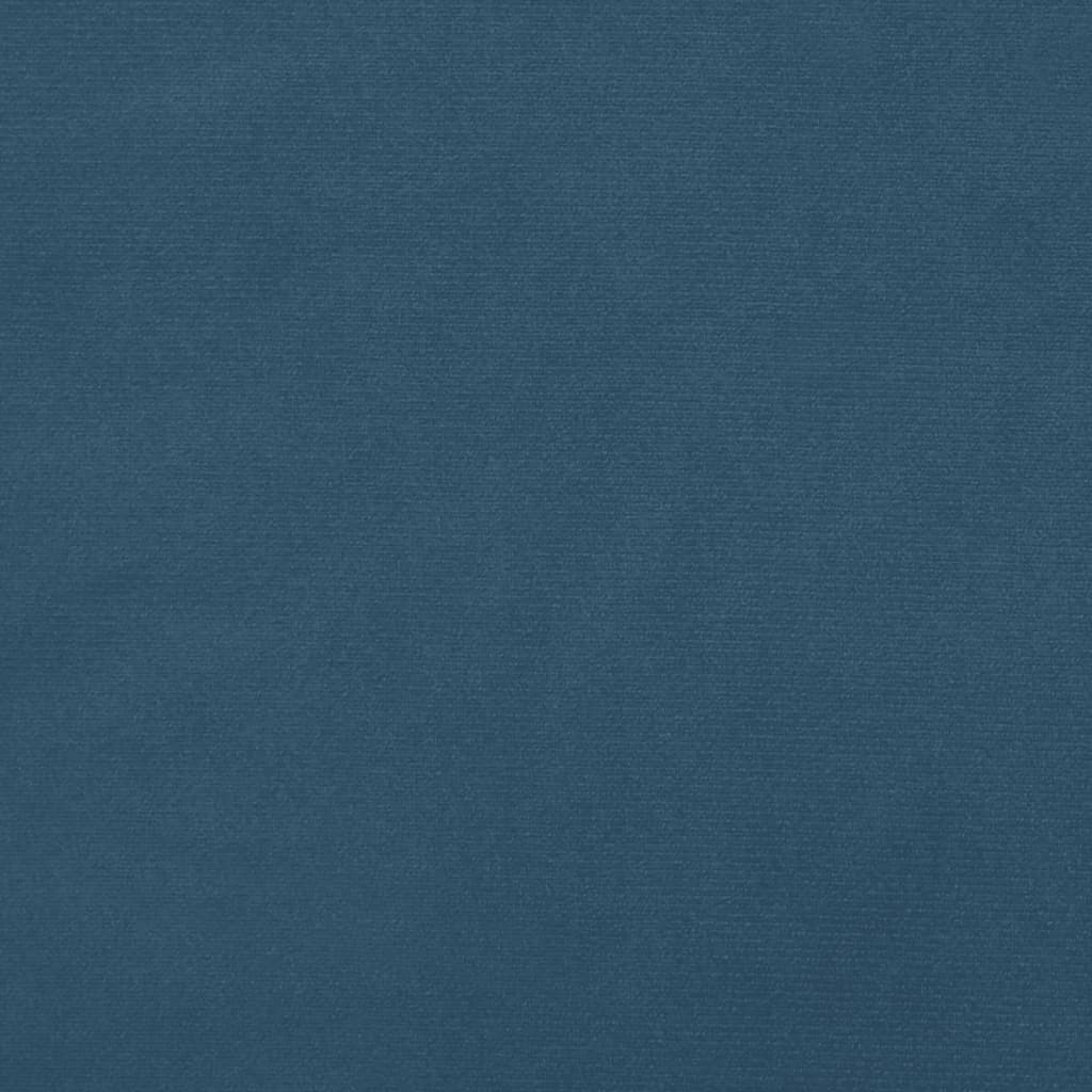 Cadru de pat, albastru închis, 80x200 cm, catifea - Lando