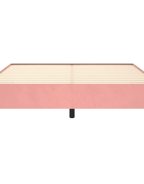 Încărcați imaginea în vizualizatorul Galerie, Cadru de pat, roz, 180x200 cm, catifea - Lando
