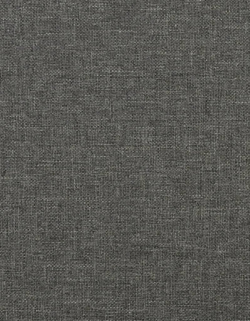 Încărcați imaginea în vizualizatorul Galerie, Cadru de pat cu tăblie, gri închis, 200x200 cm, textil - Lando
