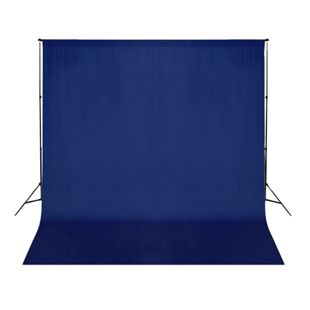 Fundal foto, albastru, 300x300 cm, bumbac, Chroma Key Lando - Lando