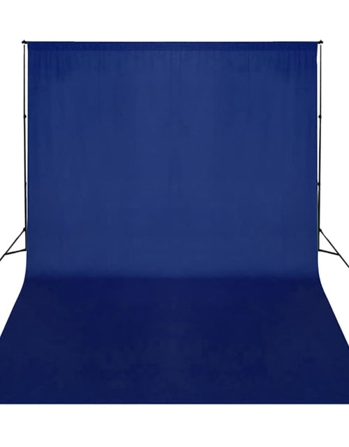 Încărcați imaginea în vizualizatorul Galerie, Fundal foto, albastru, 500 x 300 cm, bumbac, Chroma Key Lando - Lando
