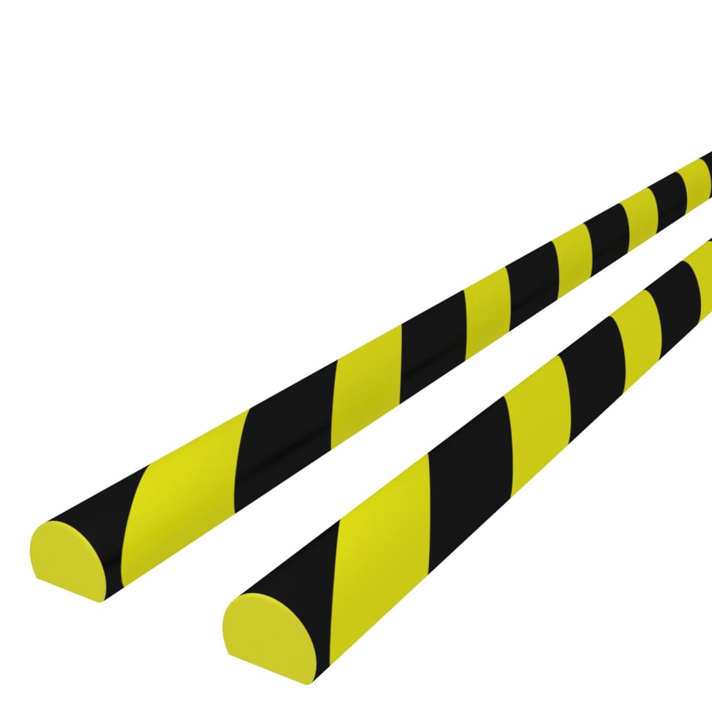 Protecții de colț, 2 buc., galben și negru, 4x3x100 cm, PU Lando - Lando