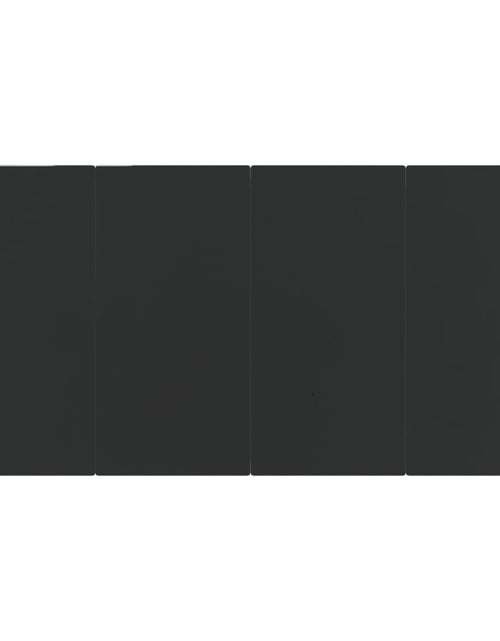 Încărcați imaginea în vizualizatorul Galerie, Masă de grădină, negru, 160x80x74 cm, oțel &amp; sticlă securizată - Lando
