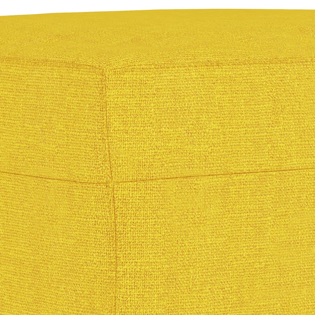 Taburet, galben deschis, 70x55x41 cm, material textil Lando - Lando