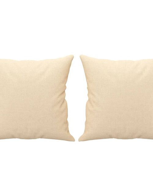 Încărcați imaginea în vizualizatorul Galerie, Perne decorative 2 buc. crem 40x40 cm, material textil - Lando
