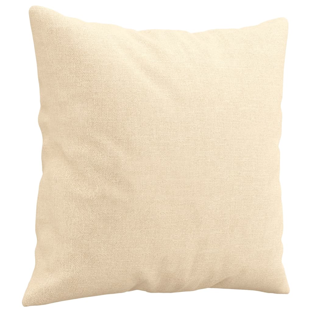 Perne decorative 2 buc. crem 40x40 cm, material textil - Lando