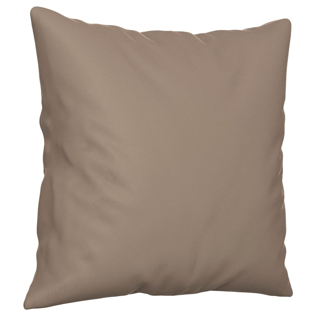 Perne decorative, 2 buc., gri taupe, 40x40 cm, microfibră Lando - Lando