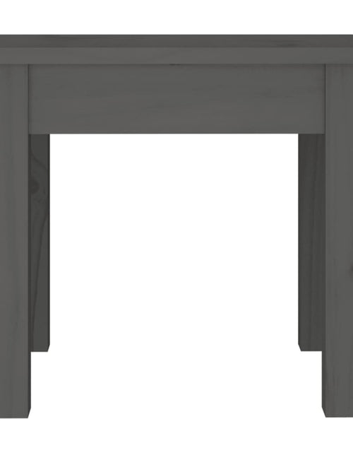 Încărcați imaginea în vizualizatorul Galerie, Măsuță de cafea, gri, 35x35x30 cm, lemn masiv de pin Lando - Lando
