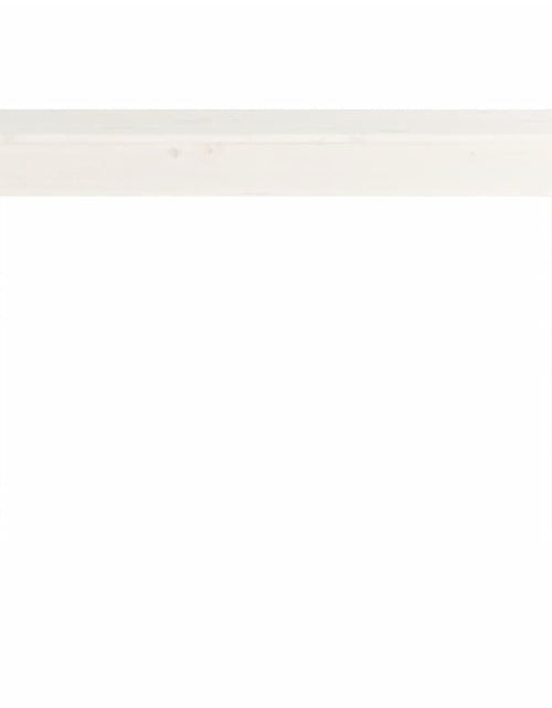Încărcați imaginea în vizualizatorul Galerie, Masă consolă, alb, 110x40x75 cm, lemn masiv de pin Lando - Lando
