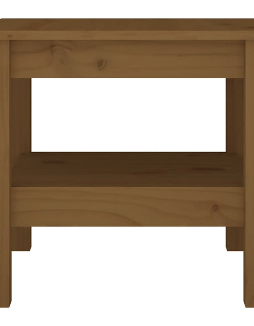 Загрузите изображение в средство просмотра галереи, Măsuță de cafea, maro miere, 45x45x40 cm, lemn masiv de pin Lando - Lando
