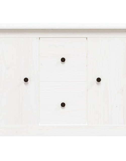 Загрузите изображение в средство просмотра галереи, Servantă, alb, 100x35x74 cm, lemn masiv de pin Lando - Lando
