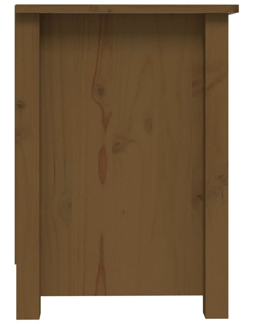 Încărcați imaginea în vizualizatorul Galerie, Comodă TV, maro miere, 103x36,5x52 cm, lemn masiv de pin Lando - Lando
