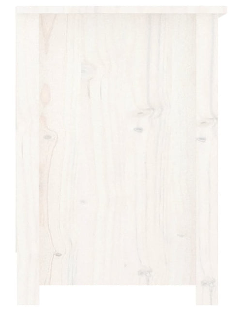 Încărcați imaginea în vizualizatorul Galerie, Comodă TV, alb, 103x36,5x52 cm, lemn masiv de pin Lando - Lando
