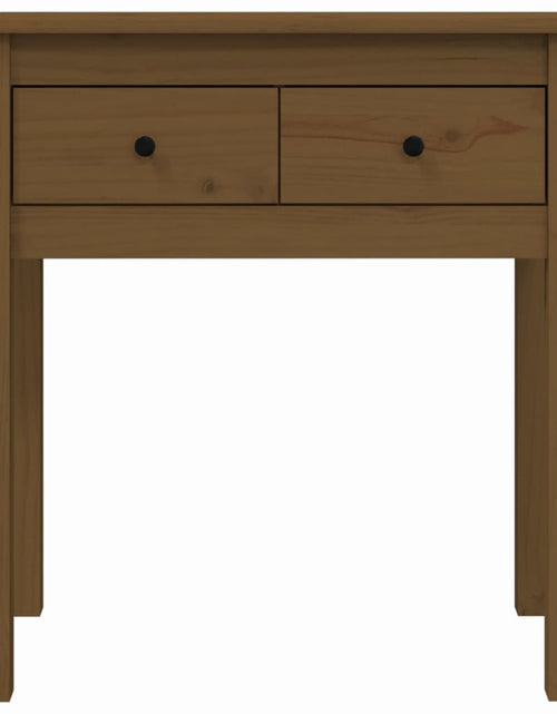 Загрузите изображение в средство просмотра галереи, Masă consolă, maro miere, 70x35x75 cm, lemn masiv de pin Lando - Lando
