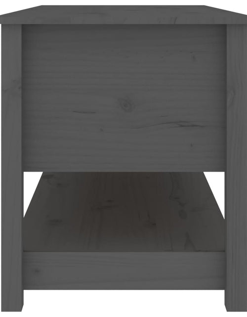 Încărcați imaginea în vizualizatorul Galerie, Măsuță de cafea, gri, 102x49x55 cm, lemn masiv de pin Lando - Lando

