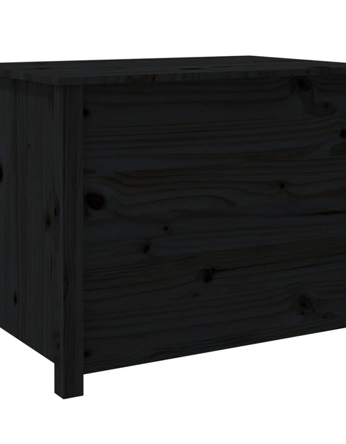 Încărcați imaginea în vizualizatorul Galerie, Măsuță de cafea, negru, 71x49x55 cm, lemn masiv de pin Lando - Lando
