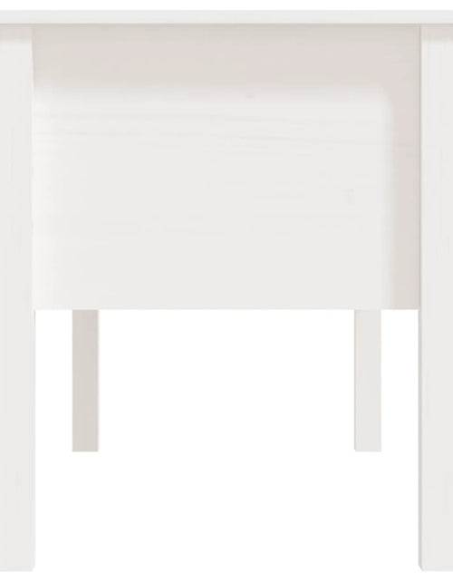 Încărcați imaginea în vizualizatorul Galerie, Măsuță de cafea, alb, 102x49x55 cm, lemn masiv de pin Lando - Lando
