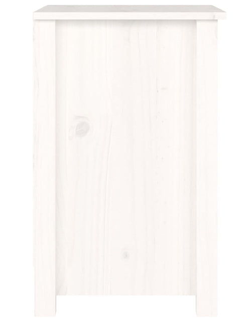 Загрузите изображение в средство просмотра галереи, Noptieră, alb, 40x35x55 cm, lemn masiv de pin - Lando
